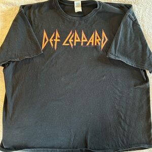 Def Leppard Black T-Shirt
